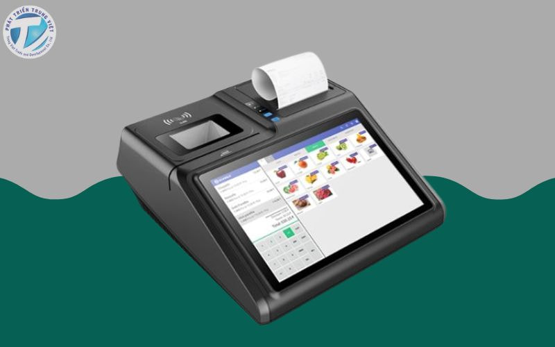 Máy tính tiền in bill cảm ứng + máy in tích hợp